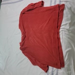 Red Pink Lily Sweater